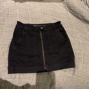 American Eagle Outfitters black denim jean skirt. Size 2